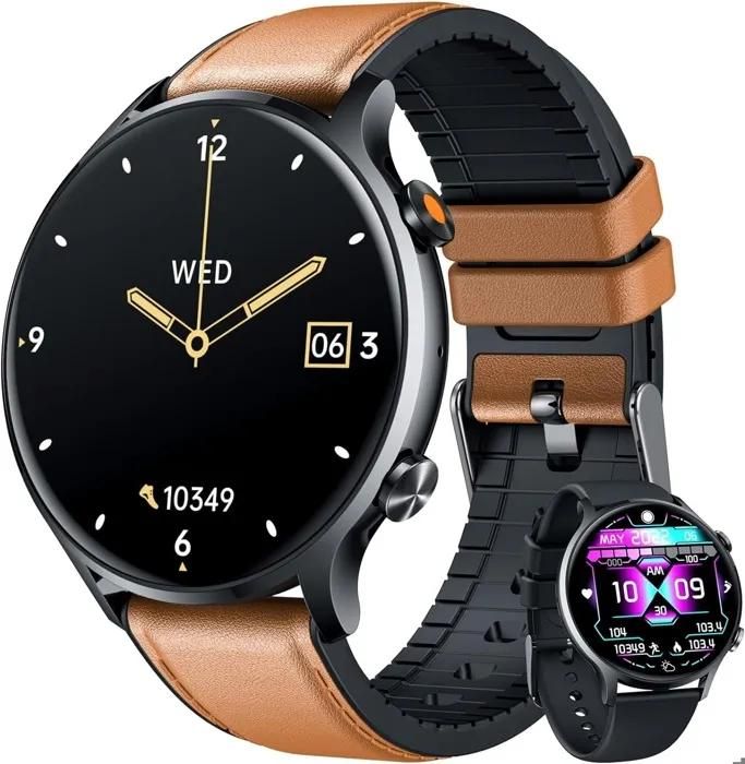 NONGAMX Smartwatch - Waterproof - Touch Screen - Sleep Monitor - Heart Rate Tracker