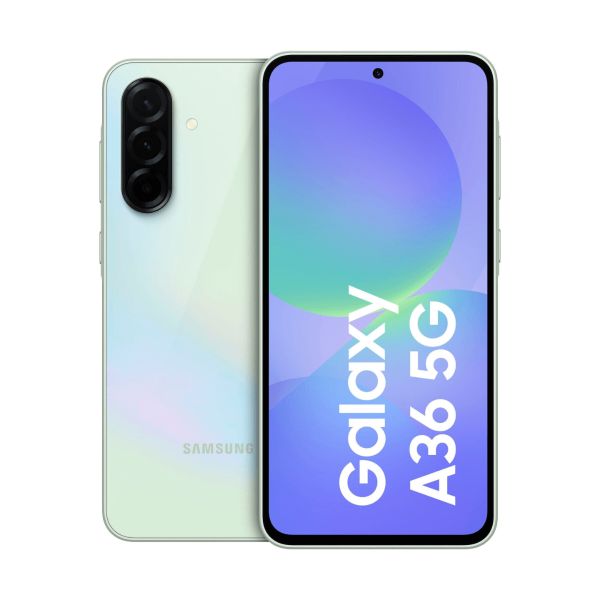 Samsung Galaxy A36 6.7" Dual SIM 5G Android Phone - 8GB RAM, 256GB Storage, 5000mAh Battery, Citron Vert