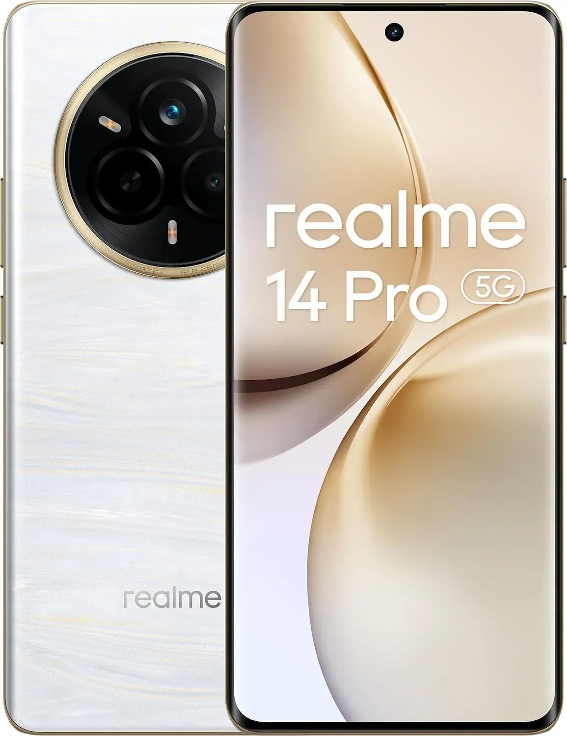 Realme 14 Pro 5G - 256GB, Blanco Perla