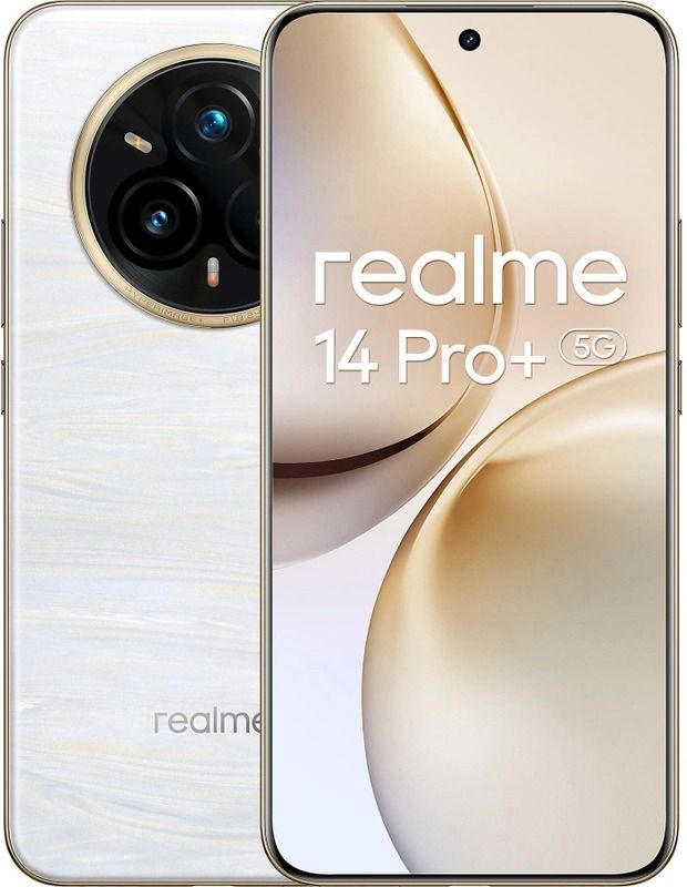 Realme 14 Pro+ 5G - 256GB, Blanco Perla