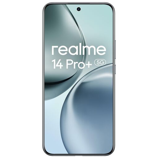 Realme 14 Pro+ 5G - Téléphone portable Double SIM 6,83", 8 Go de RAM, 256 Go de stockage, appareil photo 50 MP, batterie 6000 mAh, gris
