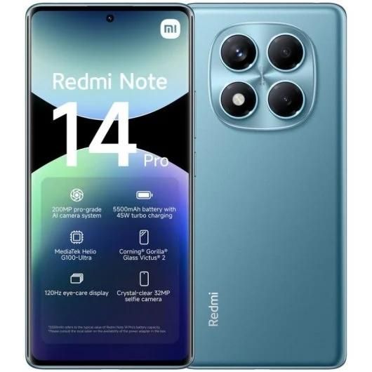 Xiaomi Redmi Note 14 Pro 4G, 8GB/256GB, Purple Aurora