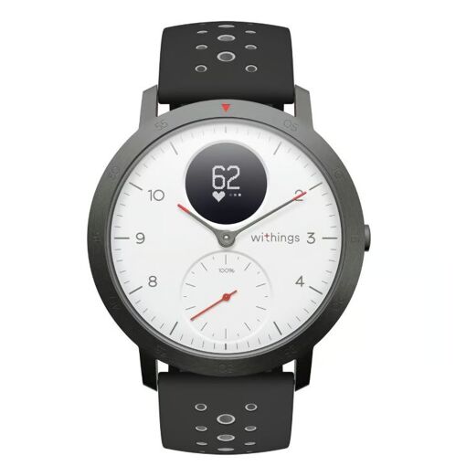 Withings Steel HR Sport - Pulsera inteligente híbrida de 40 mm Blanca