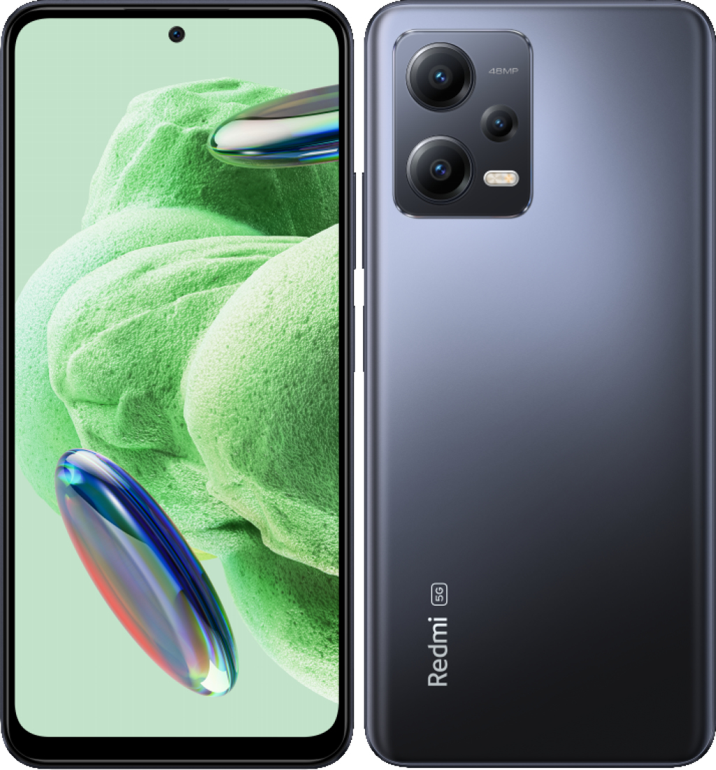Xiaomi Redmi Note 12 5G - 6.67" Dual SIM Hybrid Android 12, 6GB RAM, 128GB, 5000mAh Battery, Gray