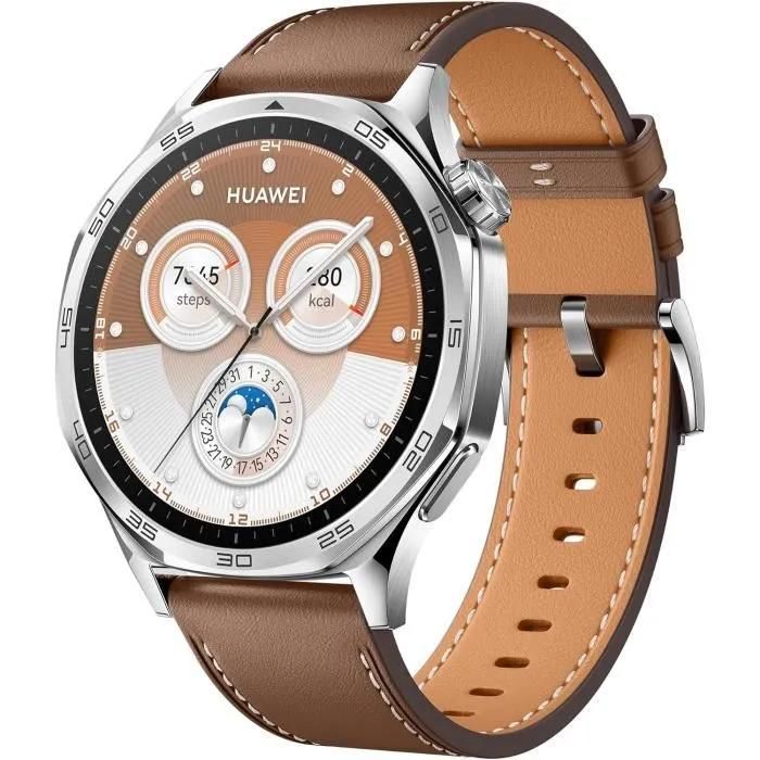 Huawei Watch GT 5 - Reloj inteligente de 46 mm, marrón