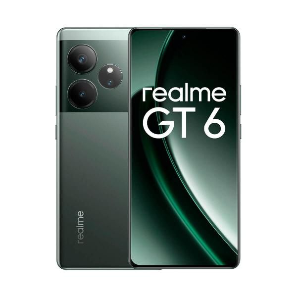 Realme GT 6 5G - 8GB RAM, 256GB Storage, Green (Razor Green) Dual SIM
