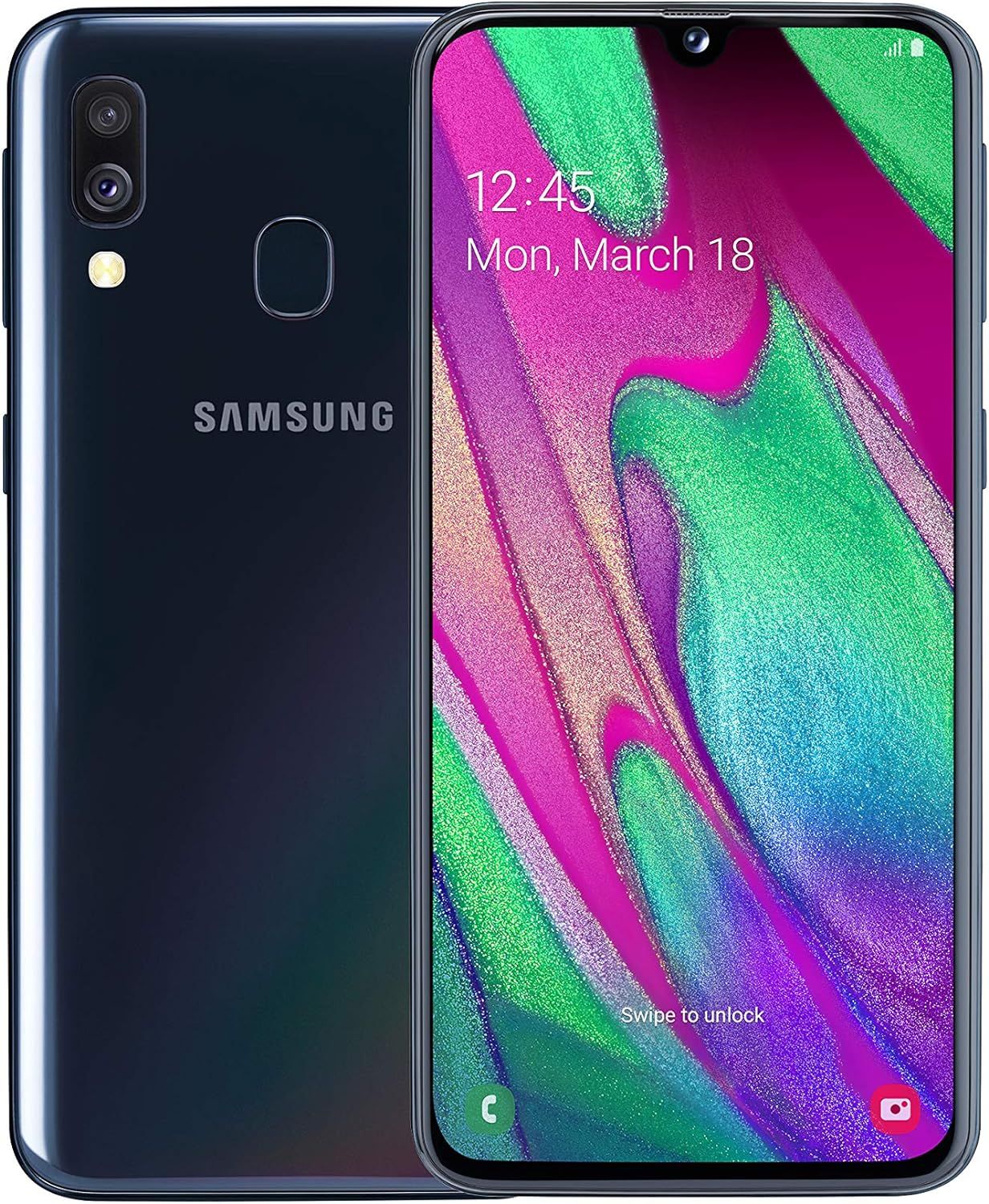 Samsung Galaxy A40 Dual Sim 64GB - Negro (Restaurado)
