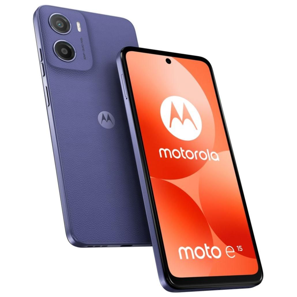Teléfono inteligente Motorola E15 Violeta 64 GB
