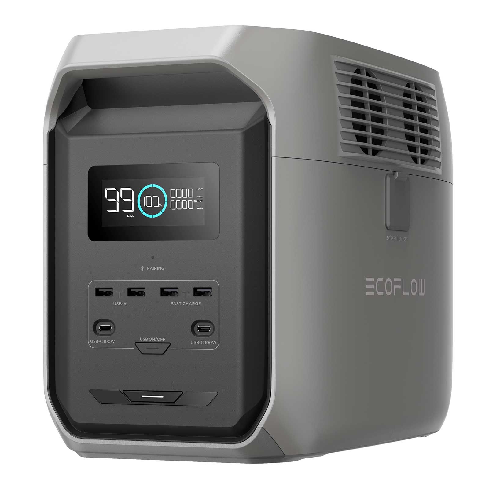 EcoFlow Delta 3 1500 Portable Power Station - 1536 Wh