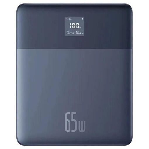 Baseus Slim Power Bank 2, Quick Charge, Digital Display, 12000mAh, 65W