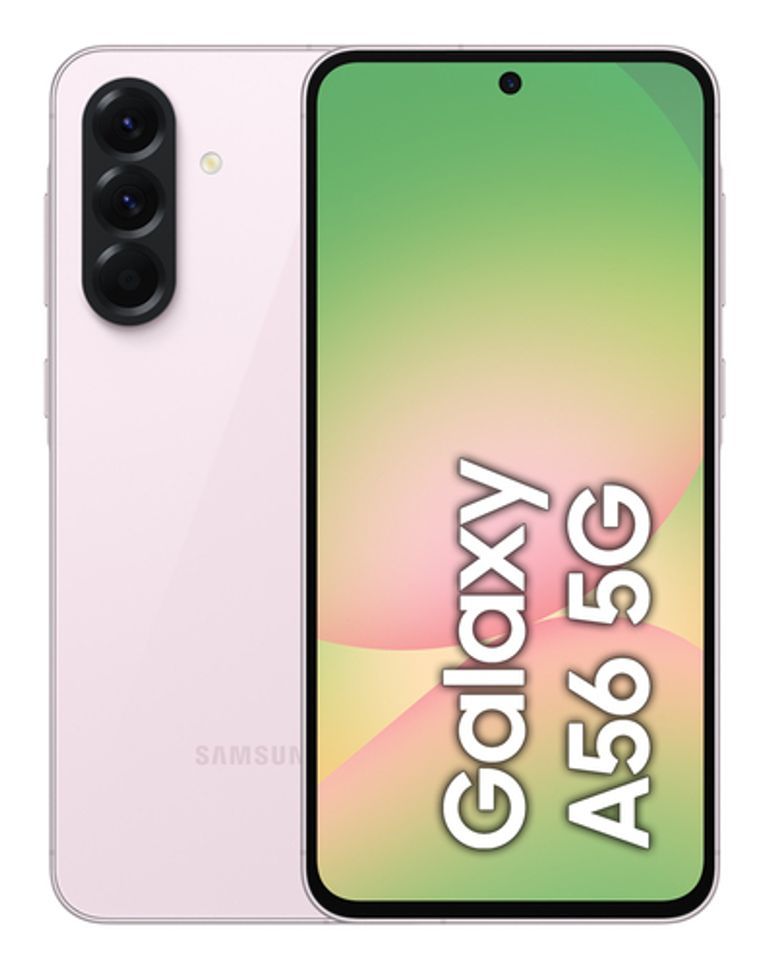 Teléfono Samsung Galaxy A56 6.7" Doble SIM 5G Android - 8GB RAM, 128GB Almacenamiento, Batería de 5000mAh, Rosa
