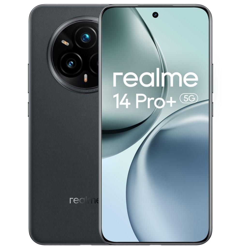 Realme 14 Pro+ 5G - 12 GB de RAM, 512 GB de almacenamiento, Gris Suede