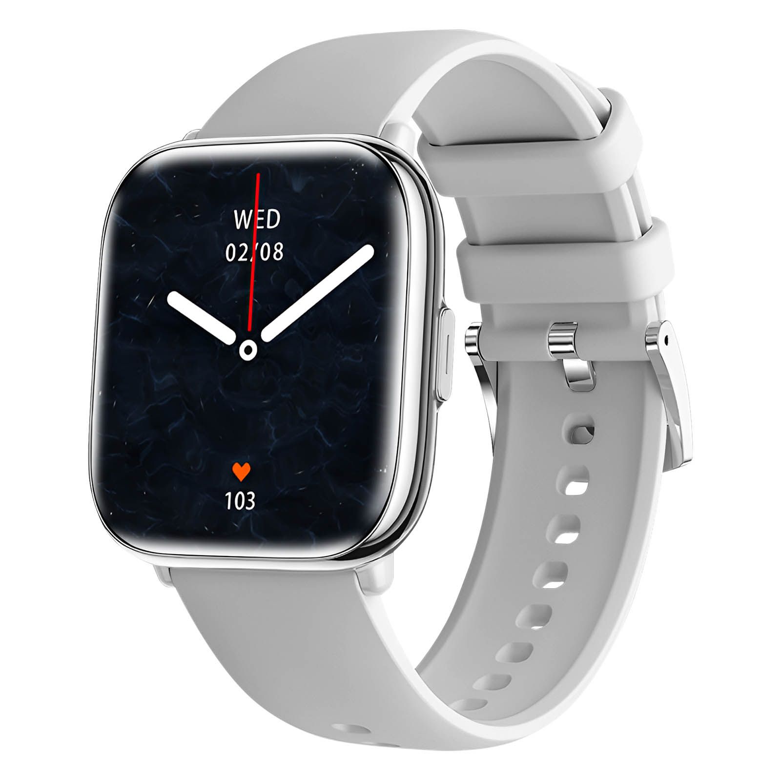 Myphone Connected Watch with Health Tracking and Bluetooth Calls - 7-Day Battery Life - Grey