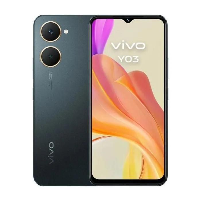 Vivo 03 - 6.56" Double SIM, Android 14, 4GB RAM, 128GB Storage, 5000mAh Battery, USB Type-C, Black