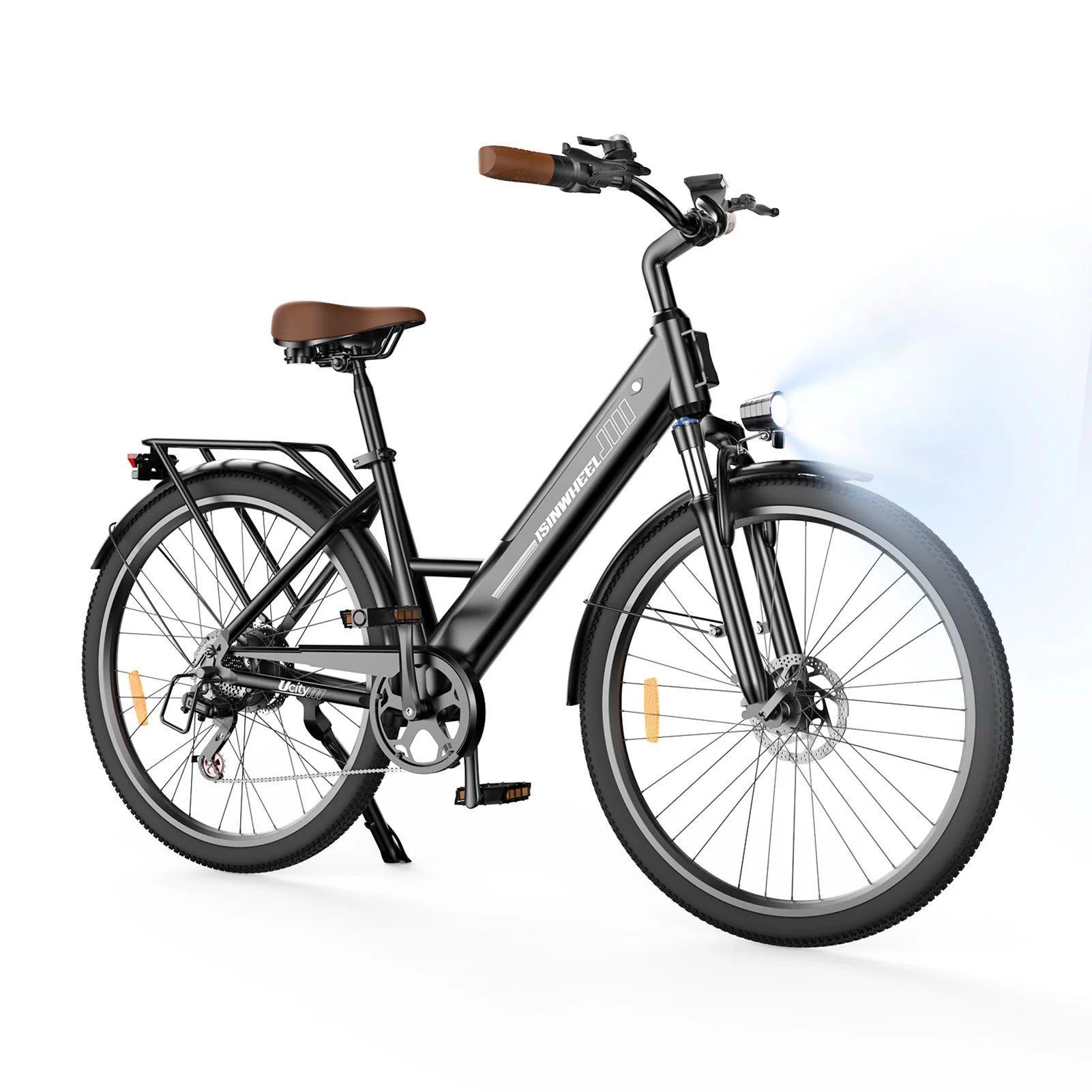 isinwheel UCity Vélo électrique de ville – 88km dautonomie - Noir €698.99