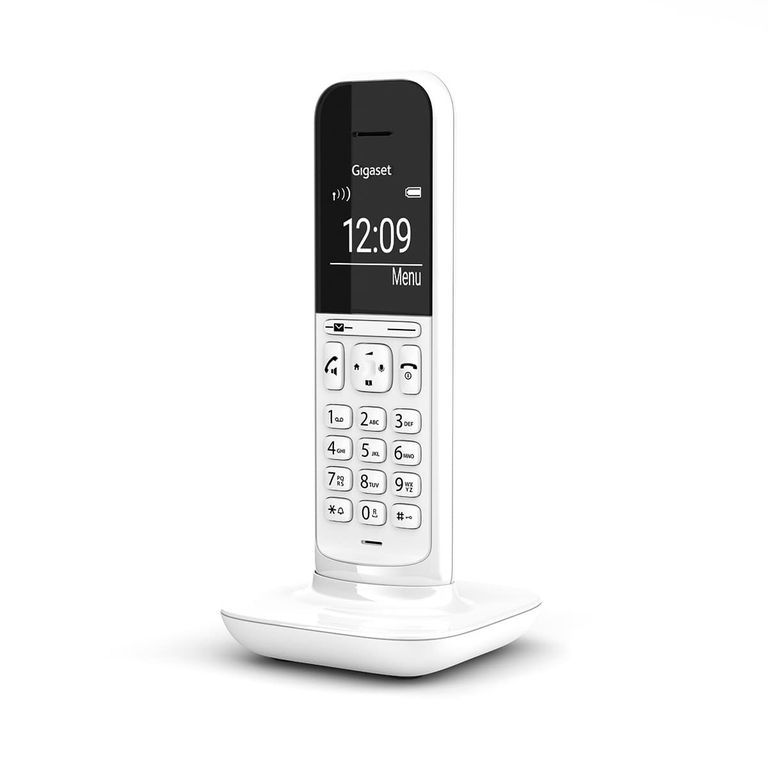 Gigaset CL390 - Cordless Phone - Handsfree - White