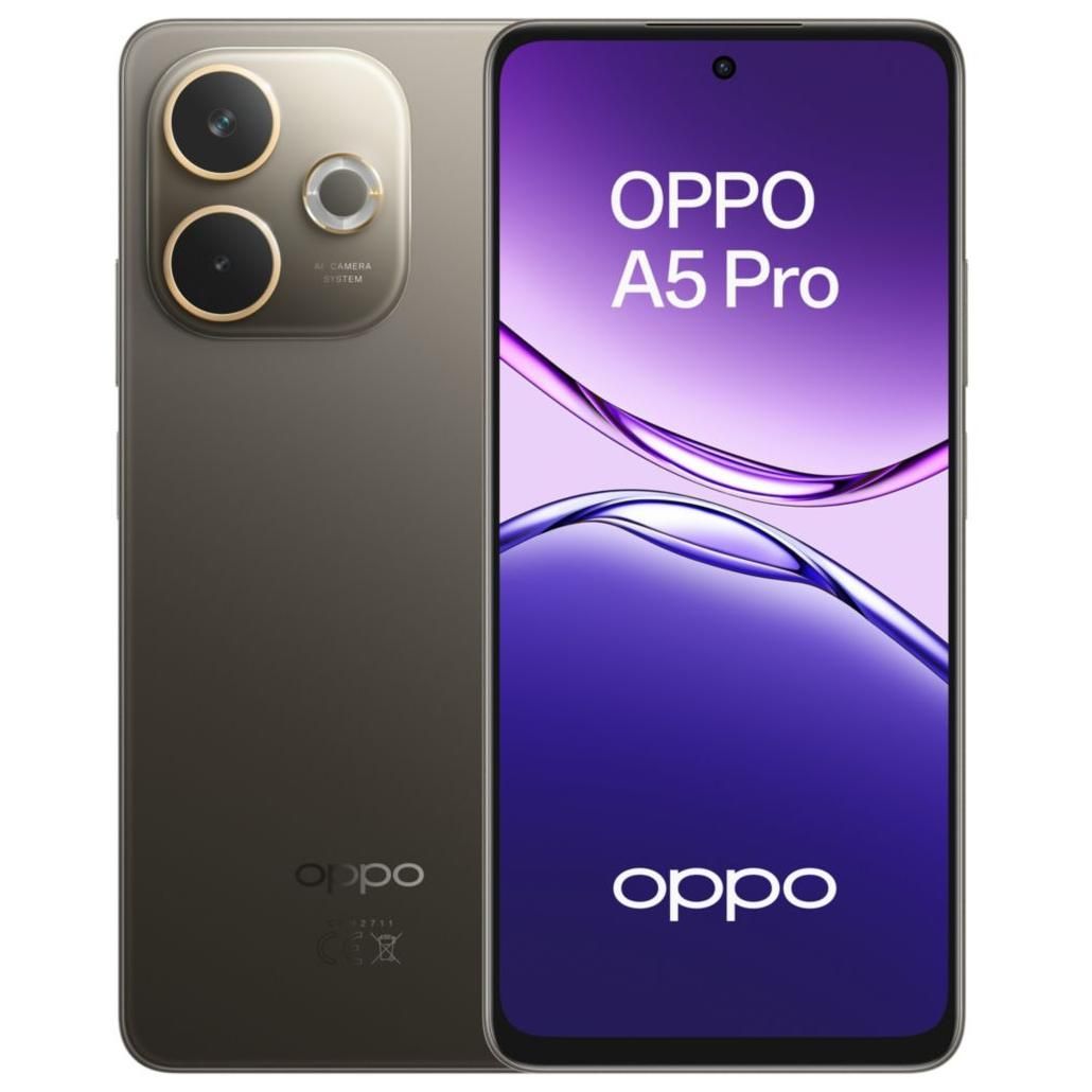 Smartphone Oppo A5 Pro 256GB, Negro/Marrón