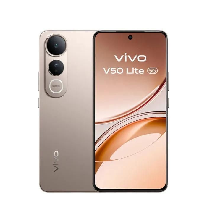 Vivo V50 Lite 5G - 6.77" Double SIM, 8GB RAM, 256GB Storage, Gold