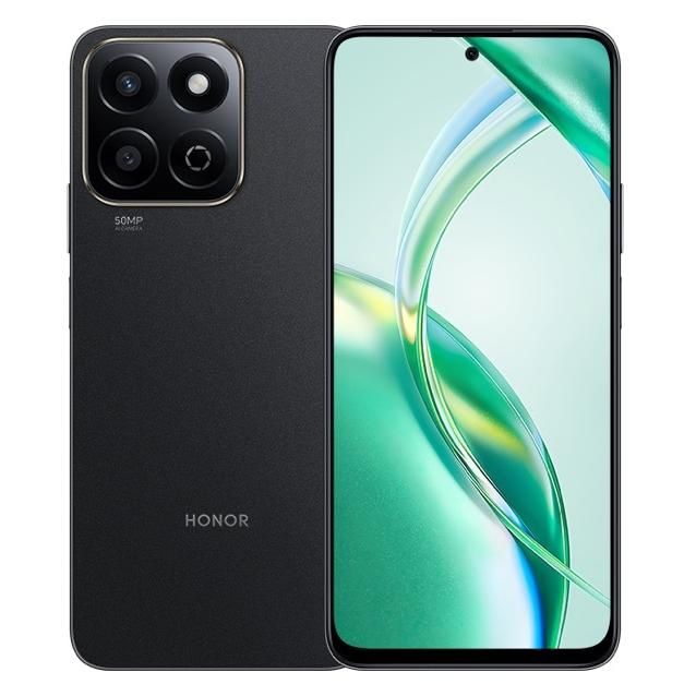 Vodafone Honor 200 Smart 5G - 6.8" FHD+ Display, 4GB RAM, 256GB Storage, 50MP Dual Rear Camera, 5200mAh Battery, Black