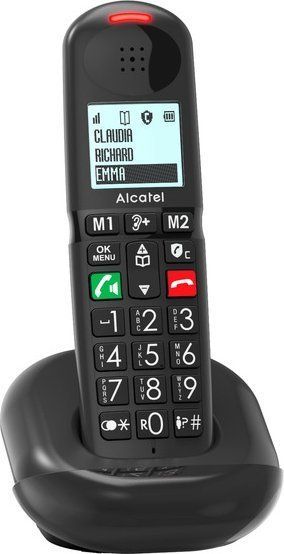 Alcatel XL685 EWE Analog Phone, Caller ID, White
