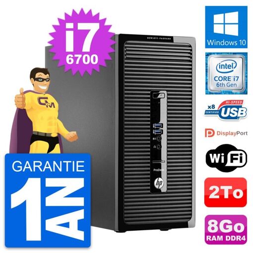 Computadora de escritorio HP ProDesk 400 G3 MT