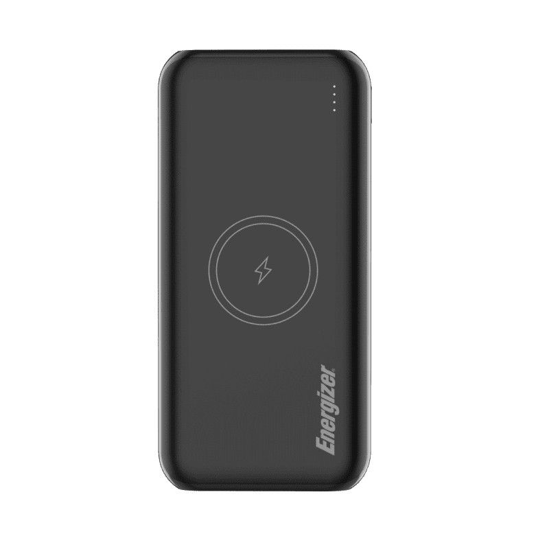 Energizer Lithium-Ion Power Bank, 20000mAh, Wireless Charging, Black