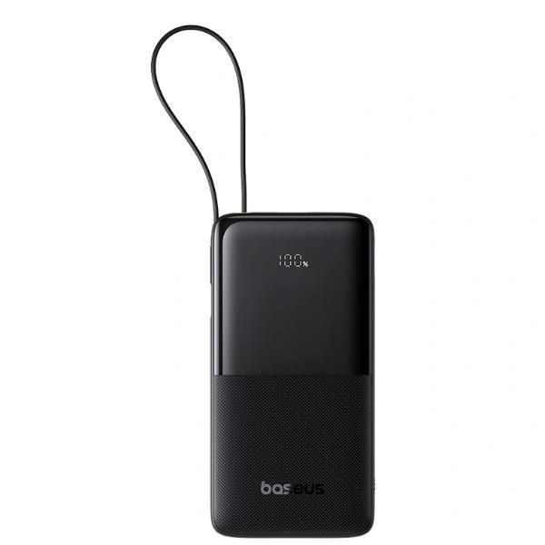 Baseus Bipow 2 10000mAh Lithium-Ion Power Bank, Black