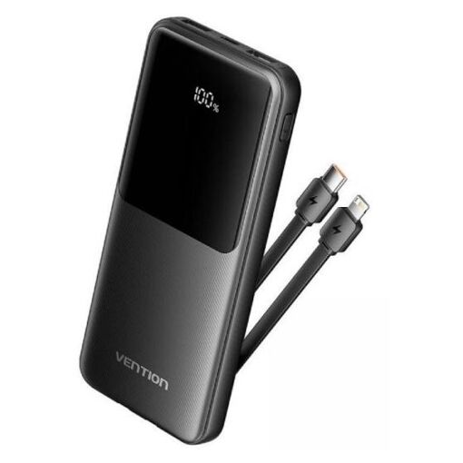 Batería portátil Vention 10.000 mAh (Negra)