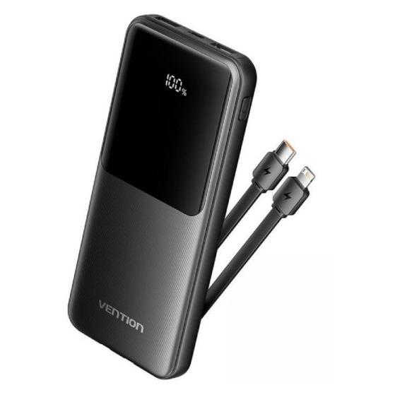 Vention 10,000 mAh Power Bank (Black)