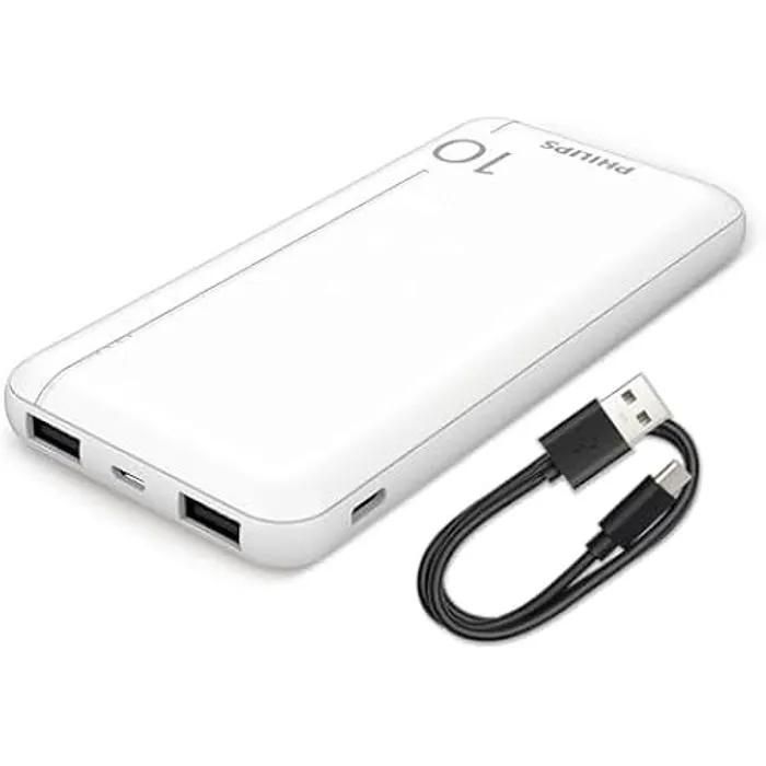 Philips Powerbank DLP1810NW - 10,000 mAh - 2 Ports - 5V