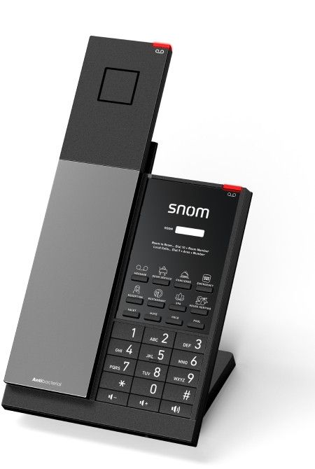 Snom HD351W Fixed Phone, Black WiFi