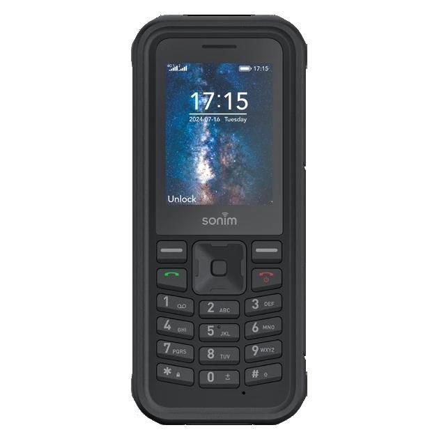 Sonim XP100 2.4" Phone, 165g, Black, 4G, 128GB