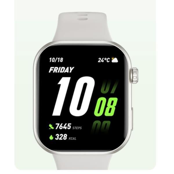 Honor Choice Watch, 1.95" AMOLED Digital Touchscreen, GPS (Satellite), White