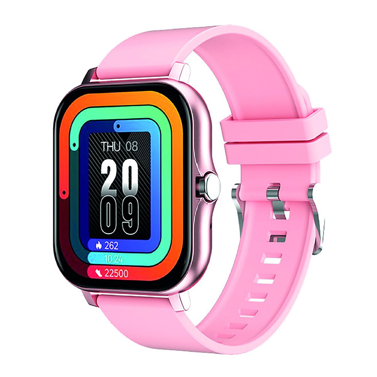 Montres connectées Avizar Balnéo avec écran 1,69'' HD, modes multisports, étanche IP67, rose