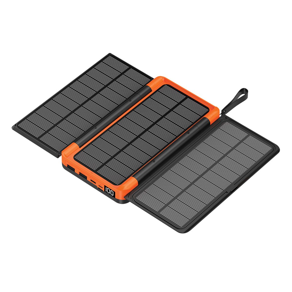 Powerbank Avizar Solaire 20000 Mah avec Écran LED et Charge Multiple
