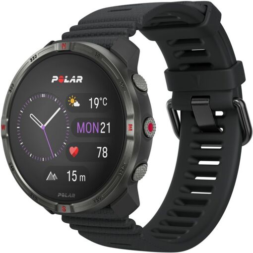 Polar Grit X2 Sport Watch (Black, S-L)