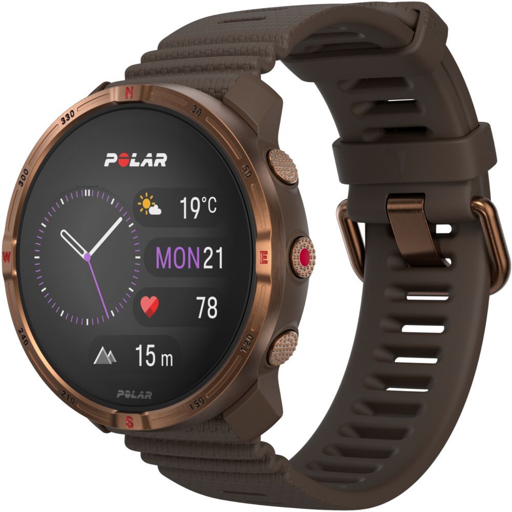 Polar Grit X2 Sport Watch (S-L, Brown)