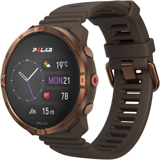 Polar Grit X2 Sport Watch (S-L, Brown)
