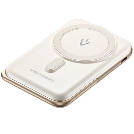 Batería portátil Vention inalámbrica de 10000 mAh (20 W) - Blanca