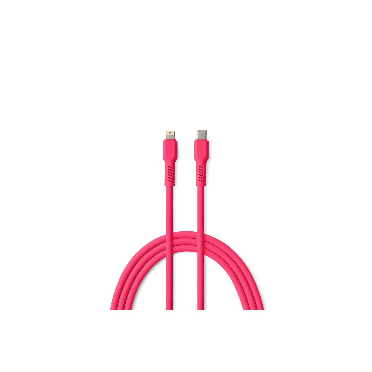 Jaym COLORUM USB-C to Lightning Cable 2.4A Magenta - 6ft (1.8m) - Charge and Data Transfer