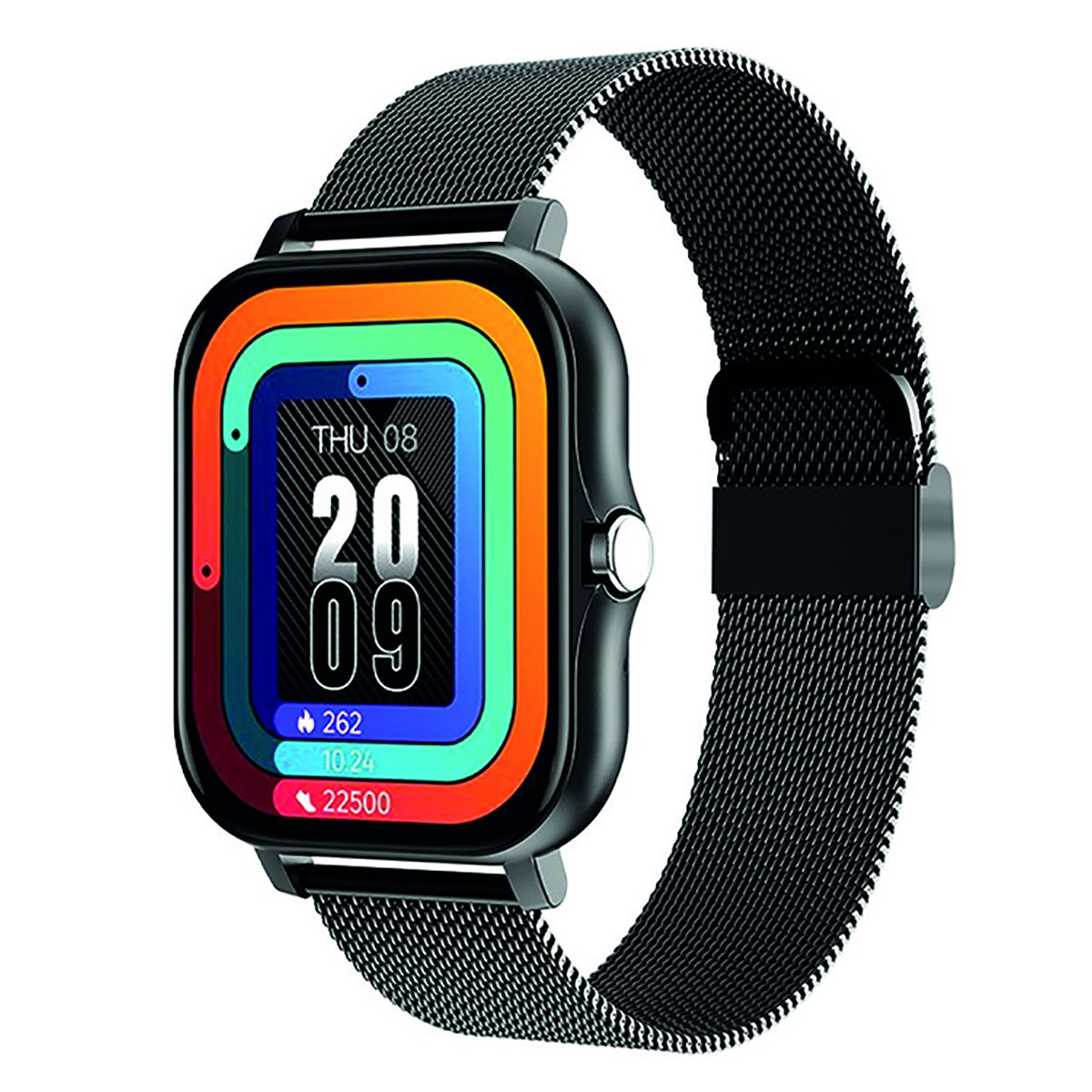 Avizar Balneo Smartwatch 1.69' Screen Bluetooth 5.1 IP67 Steel Bracelet Black