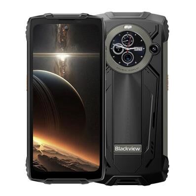 Blackview BV8200 - Teléfono Dual SIM de 6.5", 12GB de RAM, 256GB de Almacenamiento, Batería de 8800mAh, Android 14