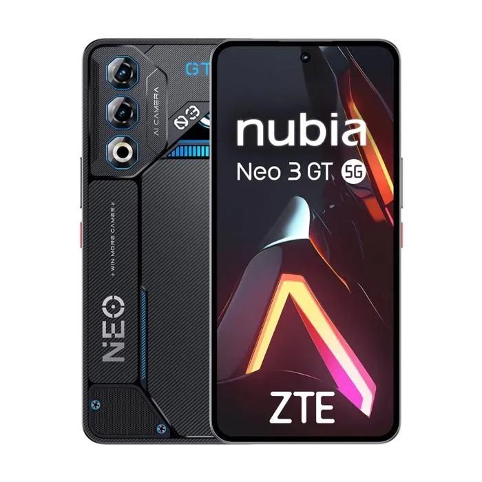 ZTE Nubia Neo 3 GT 5G - 12GB/256GB, Noir (Interstellar Gray) Dual SIM