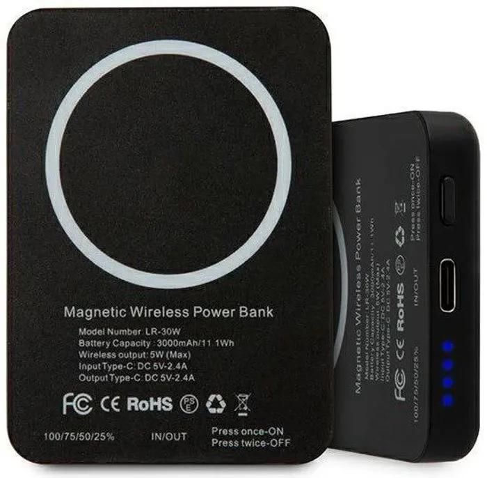 Karl Lagerfeld Wireless Power Bank - 3000 mAh - Compatible with iPhone 12