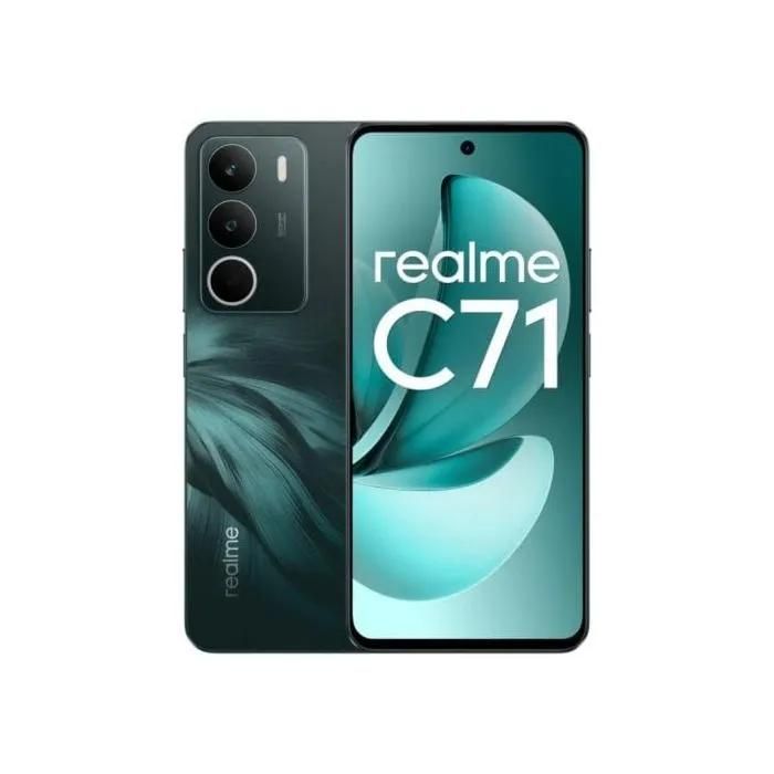Realme C71 Smartphone - 8GB RAM, 256GB Storage, 6.67" 120Hz Display, NFC, 6000mAh Battery, Forest Green Owl