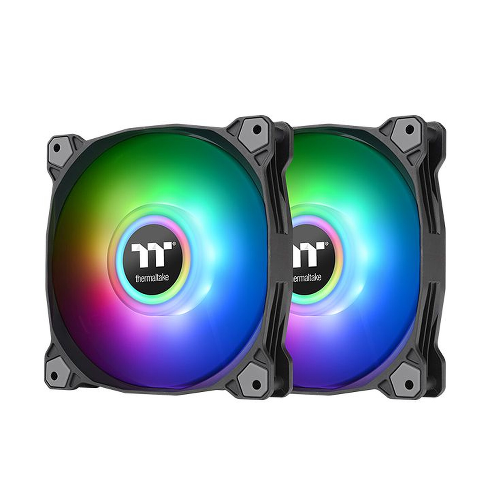 Radiateur ventilateur Thermaltake Pure Duo A14 ARGB x 2 - Noir