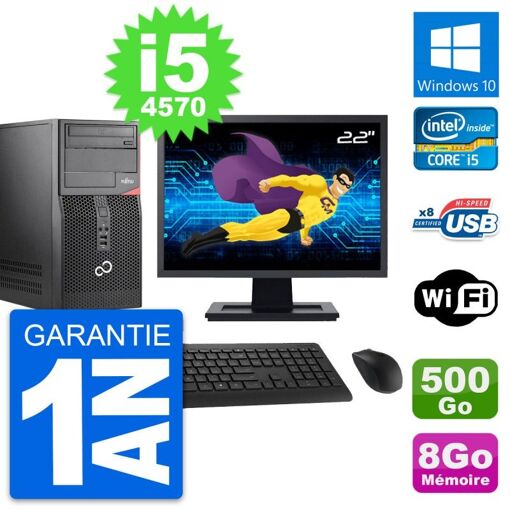 Fujitsu P520 22-inch Core i5 Laptop - 8GB RAM, 500GB HDD, Windows 10