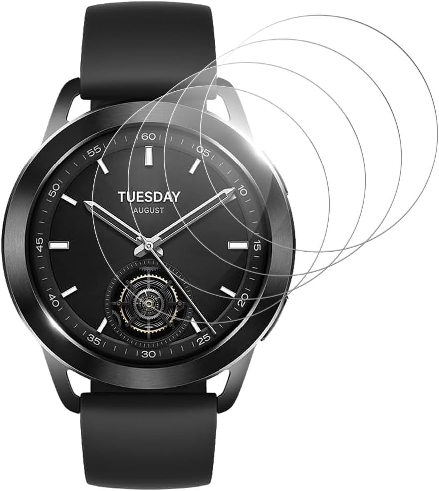 Tempered Glass Screen Protector for Xiaomi Watch S3 (4 Pieces)