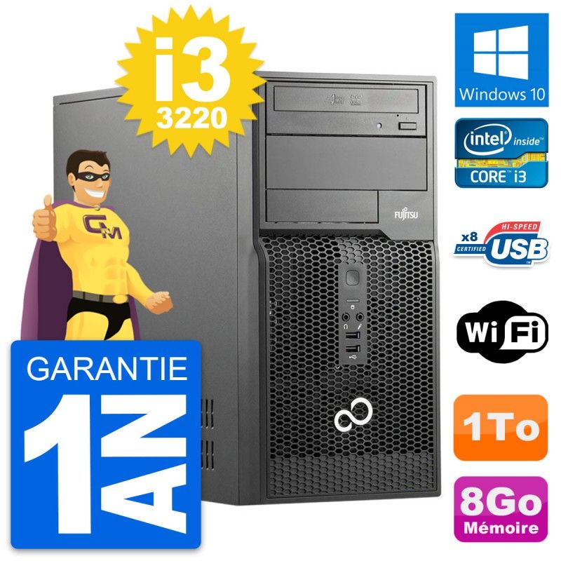 Fujitsu Esprimo P510 Core i3 Laptop - 8GB RAM, 1TB HDD, Windows 10, WiFi