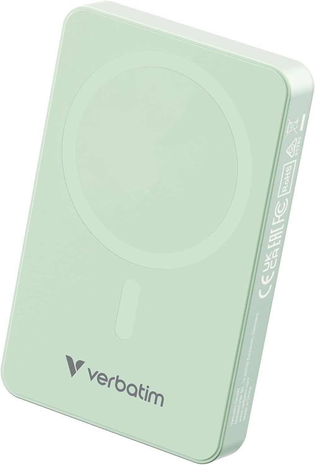 Verbatim 10,000 mAh Wireless Rechargeable Power Bank